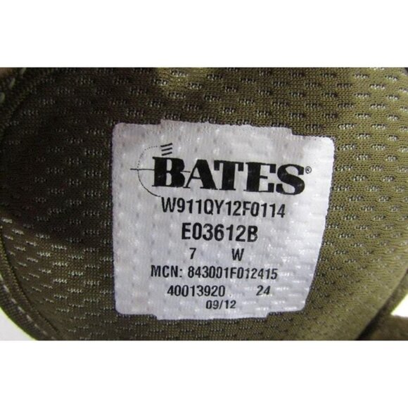 BATES Hot Weather Combat Hiker Boots 9" US Military 7.0 WIDE E03612B NEW - Picture 9 of 9